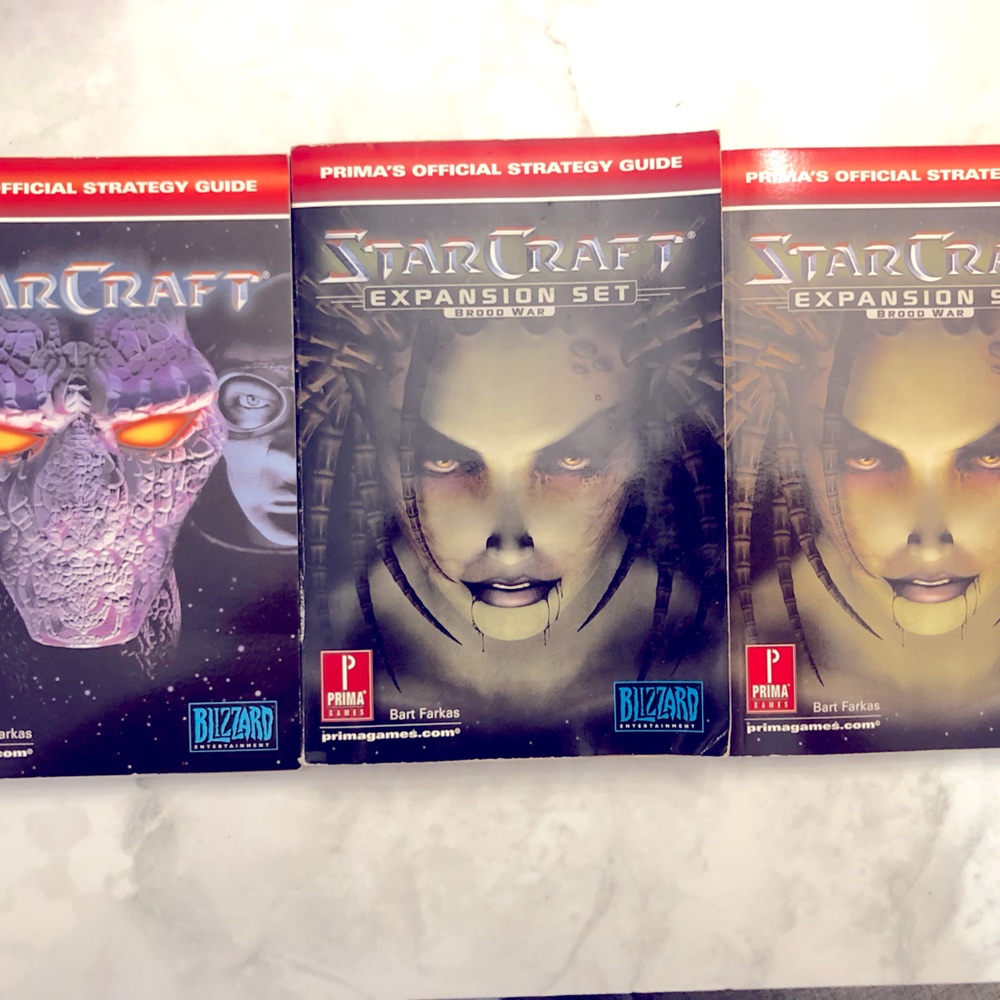 🔥 4 / $20 🔥 StarCraft: Prima's Official Strategy Guide Book by Bart Farkas